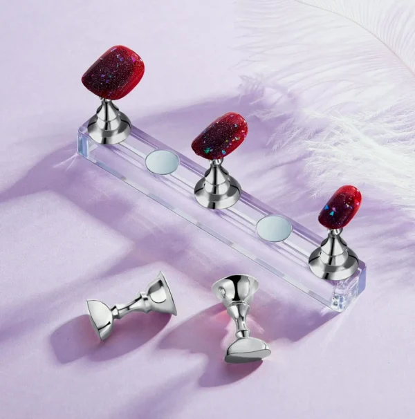 Blulu's 2 Sets Acrylic Nail Practice Holder