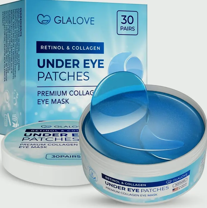 Eye Patches to Swollen Eyes, Sixty Count Collagen Pads Mask