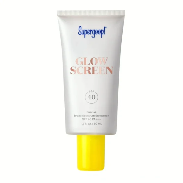 GlowUp! Glowscreen SPF 40 - Dewy Sunblock Primer with Hyaluronic Acid, Vit-B5 & Niacinamide - 1.7 oz